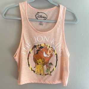 Lion King crop tank